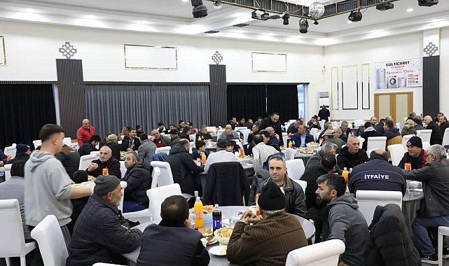 Başkan Halil İbrahim Şaltu, belediye personeline iftar verdi