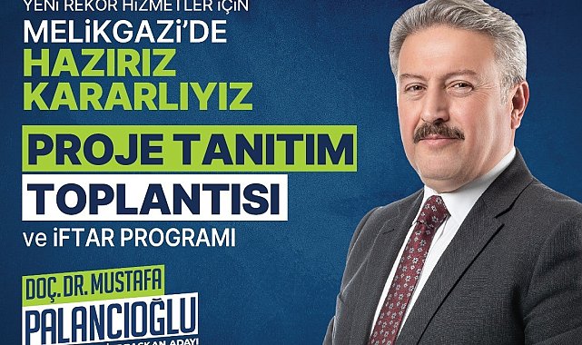 Başkan Palancıoğlu projelerini tanıtacak