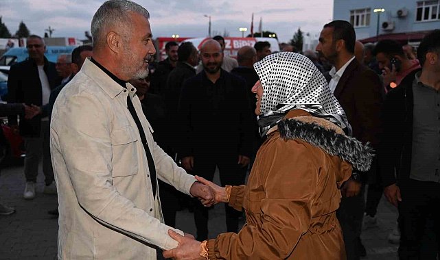 Başkan Sözen'in duygusal anları