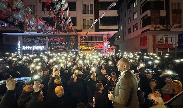 Başkan Togar'dan seçmenlere: "Türkiye'nin okuyacağı bir sevda hikayesi yazıyorsunuz"