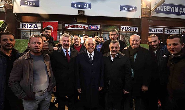 Başkan Yaşar hal esnafıyla buluştu