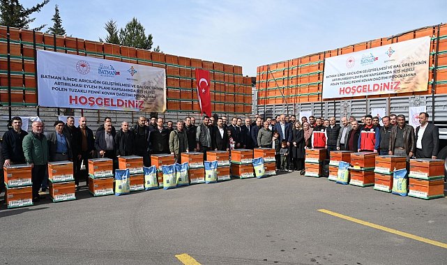 Batman'da 4 bin adet hibeli arı kovanı dağıtıldı