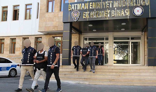 Batman&#039;da uyuşturucu operasyonunda 6 tutuklama