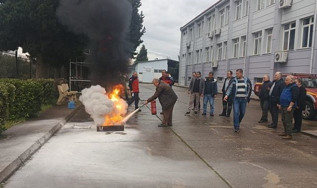 BAÜN'de acil durum ekipleri eğitim ve yangın tatbikatı yaptı