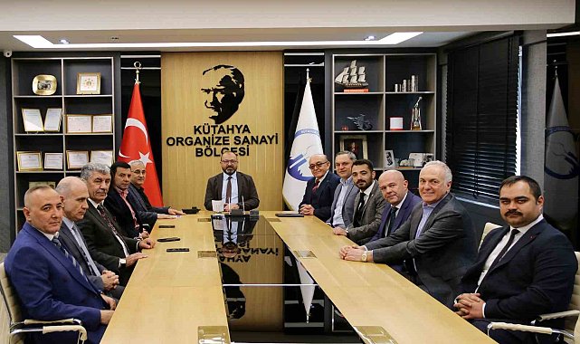 Belediye Başkanı Alim Işık, Kütahya OSB yönetimini ziyaret etti