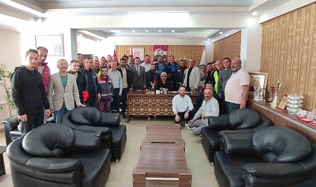 Belediye Başkanı Çalışkan'dan işçilere jest