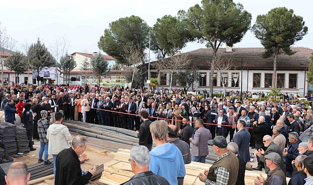 Belediye binasının temel atma töreni gerçekleşti