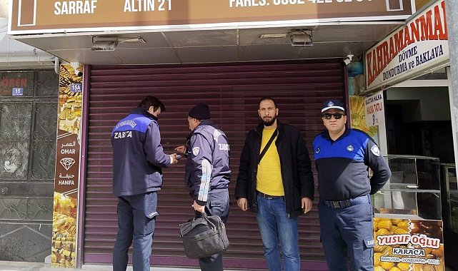 Belediye o kuyumcu dükkanını mühürledi