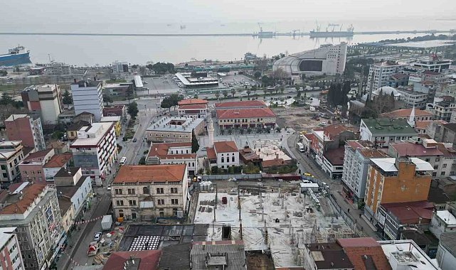 Belediye Ticaret Merkezi inşaatı yüzde 45'e ulaştı