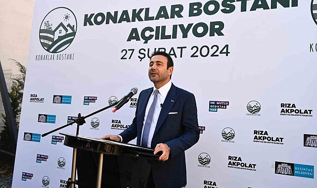 Beşiktaş'ta Konaklar Bostanı açıldı
