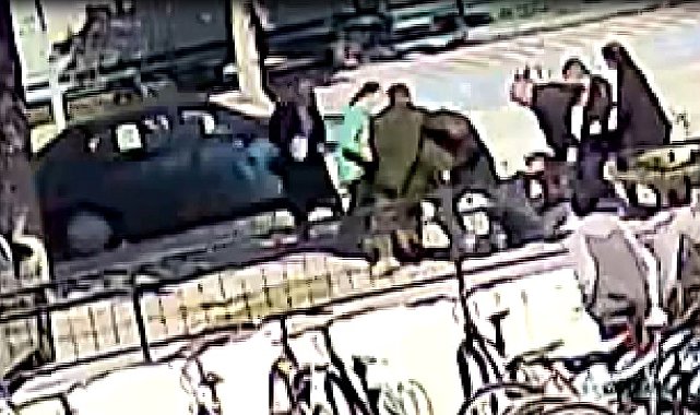 Bilecik'te öğretmene saldırı güvenlik kamerasına yansıdı