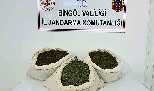Bingöl'de 34 kilogram uyuşturucu ele geçirildi