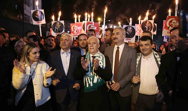 Bozbey'e Orhangazi'de fener alayı