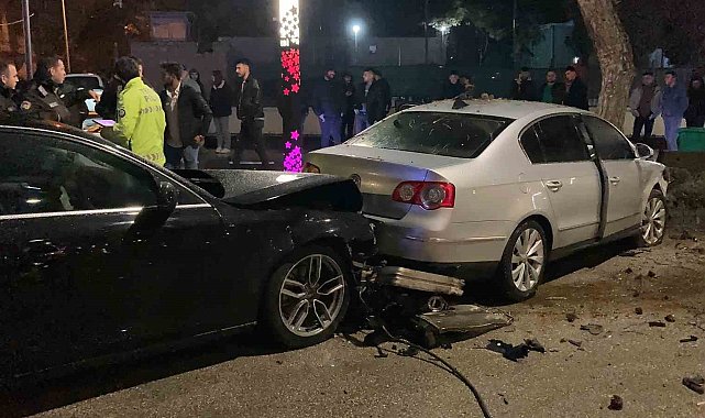 Burdur'da iki otomobil çarpıştı: 1 yaralı