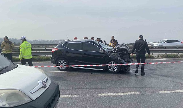 Büyükçekmece E-5'te feci kaza: 1 ölü