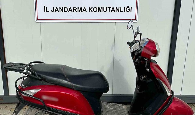 Çalıntı motosiklet jandarma ekiplerince bulundu