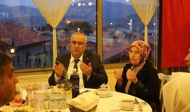 Çameli Belediyesi şehit, gazi ve yetim ailelerini iftarda ağırladı