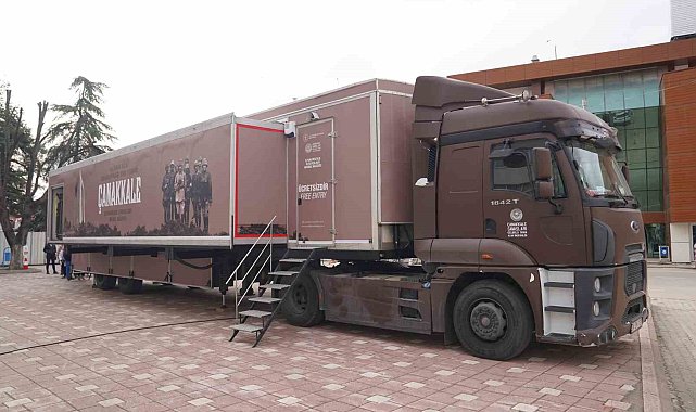 Çanakkale Savaşları Mobil Müze Tır'ı Pazaryeri'nde
