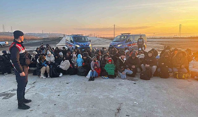 Çanakkale'de İHA destekli kaçak göçmen operasyonu