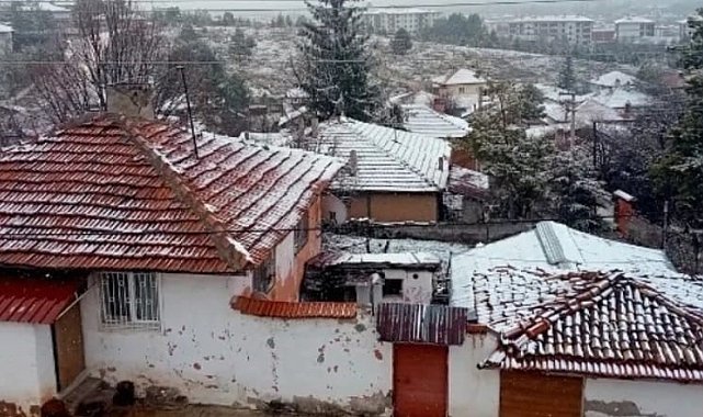 Çankırı'da kar yağışı