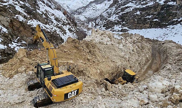 Çatak'ta çığlar düşmeye devam ediyor