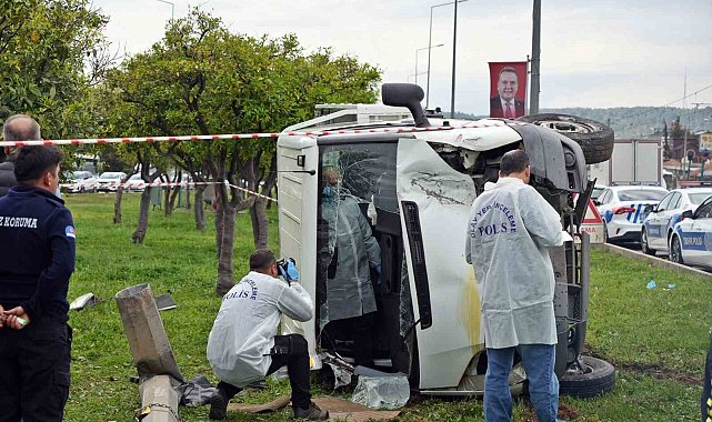 Ceza infaz koruma aracı devrildi: 1 ölü, 1 yaralı