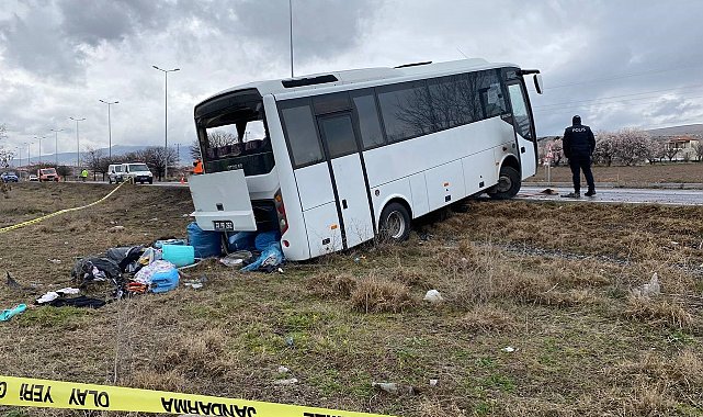 Cezaevi nakil aracı devrildi: 1'i ağır 11 yaralı