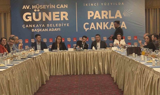 CHP Çankaya Belediye Başkan Adayı Güner'den 'İkinci Yüzyılın Çankaya' Projeleri