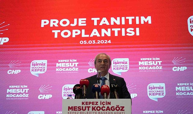 CHP Kepez Belediye Başkan Adayı Kocagöz, 7 başlıkta 107 projesini tanıttı