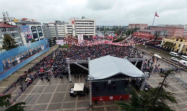 CHP Lideri Özel: "İttifakımız Türkiye'de 'Türkiye İttifakı', Samsun'da ise 'Samsun İttifakı'dır"