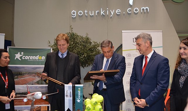 Corendon Turizm Grubu, Alman Tenis Federasyonu'nun seyahat partneri oldu