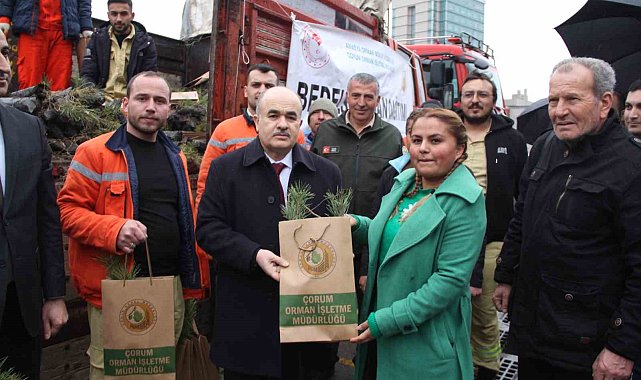 Çorum Valisi Dağlı: "20 yılda 94 milyon fidanı toprakla buluşturduk"