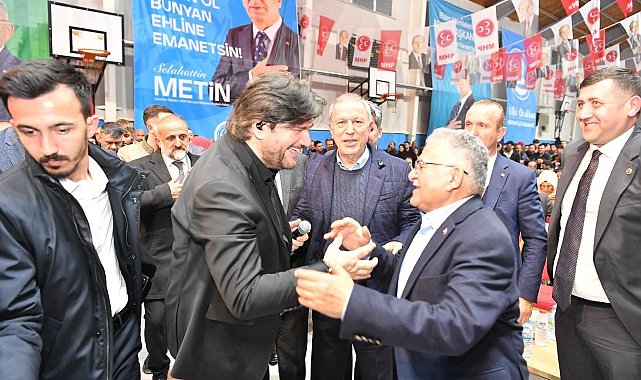 Cumhur İttifakı projelerini Bünyan'da tanıttı