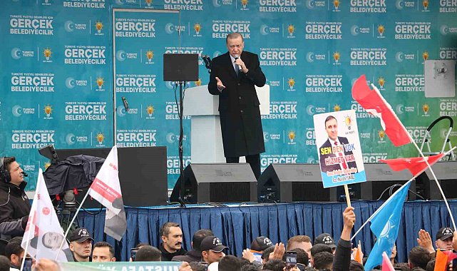 Cumhurbaşkanı Erdoğan: "Hiç kimsenin bizim gölgemizde yürüyüp bize seçim kaybettirmek için ortada dolaşmasına rıza göstermeyeceğiz"