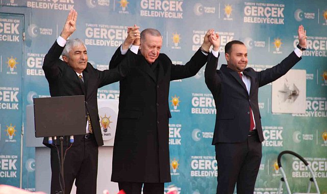 Cumhurbaşkanı Recep Tayyip Erdoğan'ın Çankırı mitingine insan seli