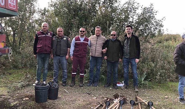 Datça'da gelecek için fidan diktiler