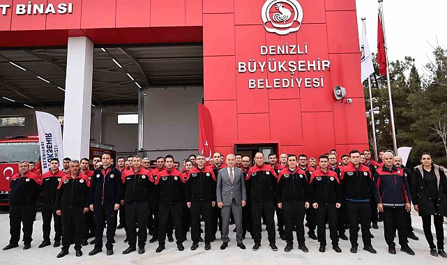 Denizli Büyükşehir İtfaiyesi, Ege'nin en büyük, Türkiye'de ise ilk 3'te