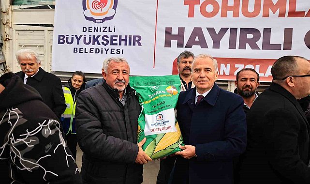 Denizli Büyükşehirden 3 yılda 210 tonluk silajlık tohum desteği