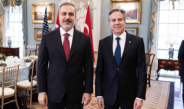 Dışişleri Bakanı Fidan ile ABD'li mevkidaşı Blinken'in görüşmesi başladı