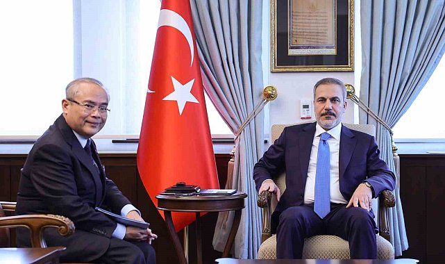 Dışişleri Bakanı Fidan, Kamboçya Dışişleri ve Uluslararası İşbirliği Bakan Yardımcısı Widhya'yı kabul etti