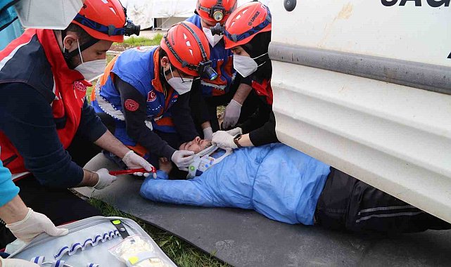 Diyarbakır UMKE ekibi bu yılın ilk tatbikatını gerçekleştirdi