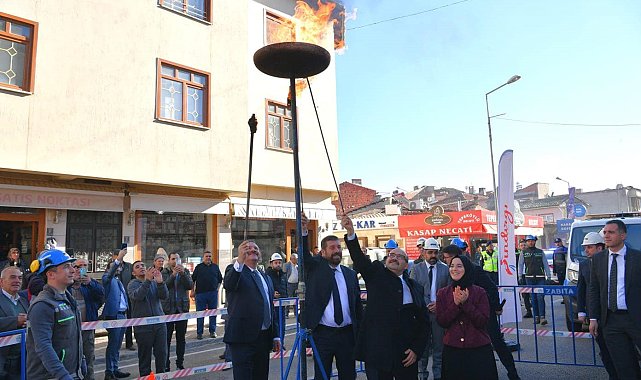 Doğalgaz Sındırgı'nın merkezine ulaştı