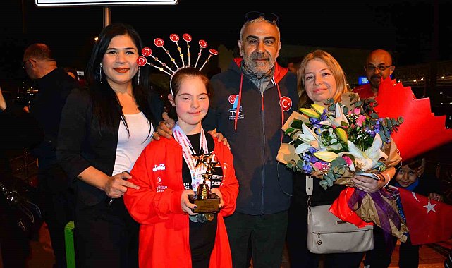Down Sendromlu Selin Naz, dünya şampiyonu oldu