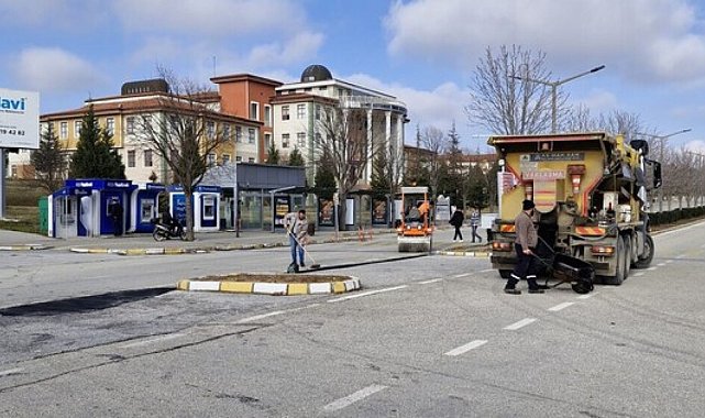 DPÜ'de yerleşke içi ulaşım çalışmaları