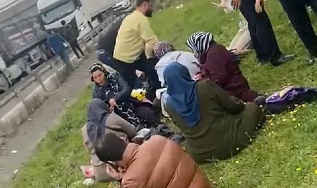 Düzce'de şehirlerarası yolcu otobüsü kaza yaptı