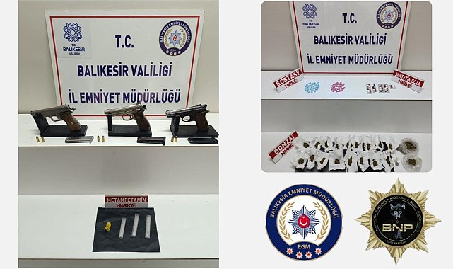 Edremit'te narkotik operasyonu