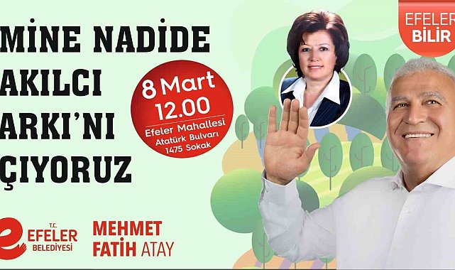 Efeler, 8 Mart'ta anlamlı park açılışı yapacak