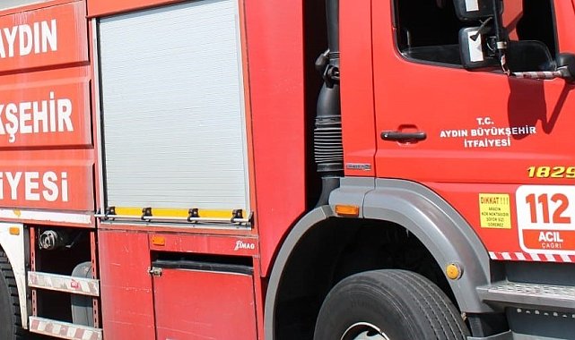 Efeler'de ev yangını