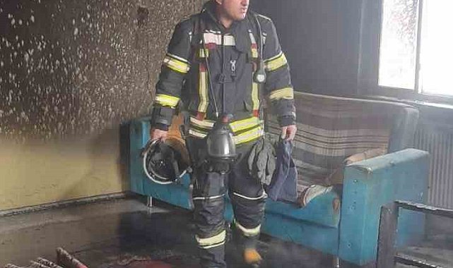 Elazığ'da korkutan ev yangını