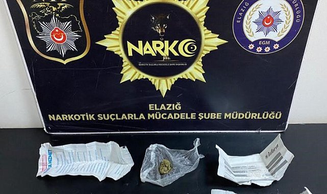 Elazığ'da uyuşturucu operasyonu: 2 tutuklama